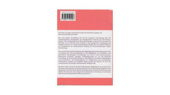 Bioresonanz Therapie (Deutsch) M.Y. Gotovskiy, Y.F. Perov, L.V. Chernetsova – Bild 2